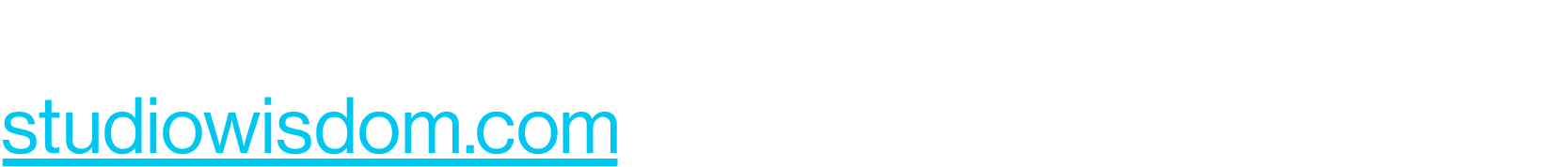 For more information, visit studiowisdom.com